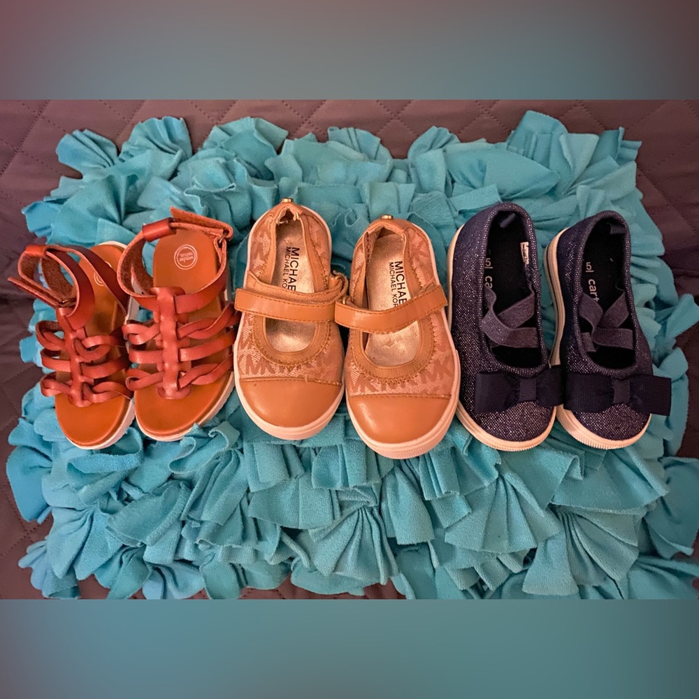 3 pair of Baby size 5 shoes